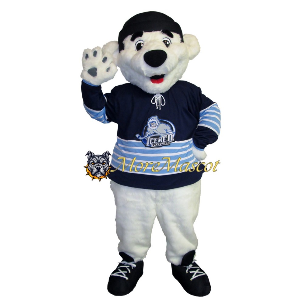 Sport Polar Bear Mascot Costume