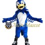 Soft Blue Bird Mascot Costume