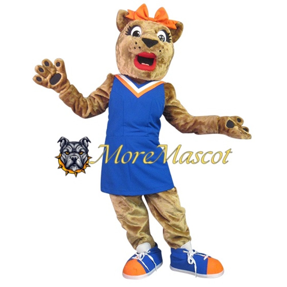 Female Leopard Mascot Costume