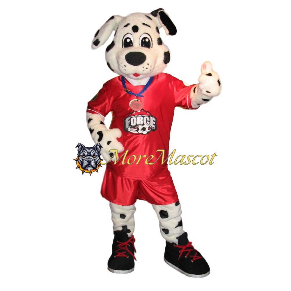Football Spotted Dog Mascot Costume