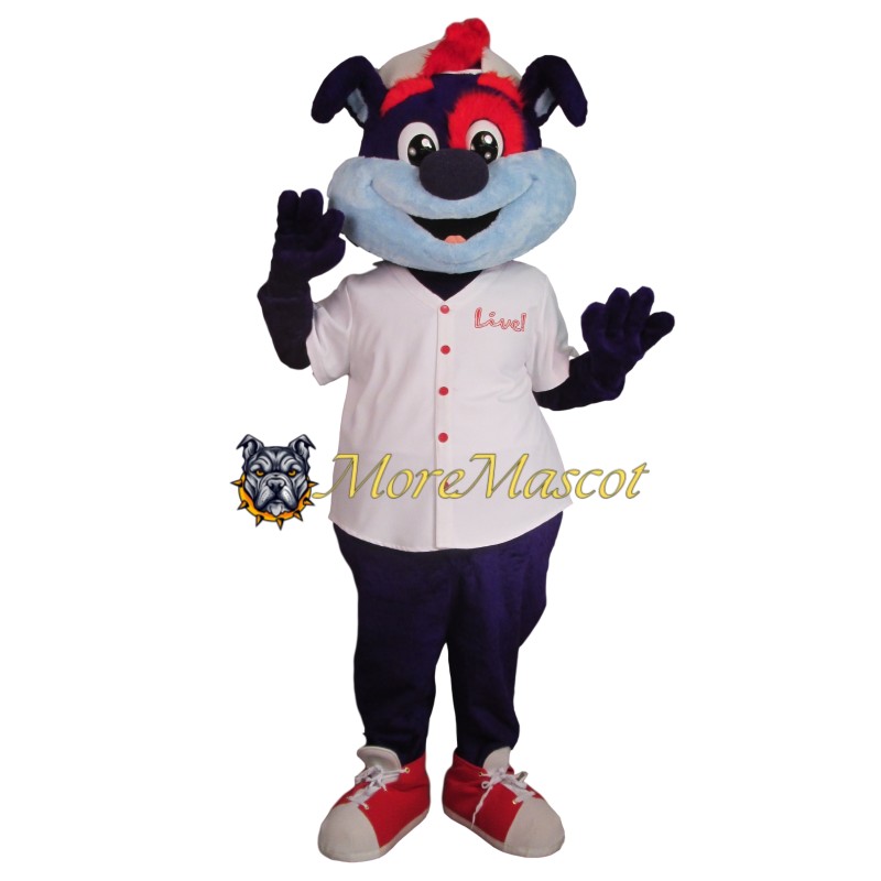 Kind Black Dog Mascot Costume