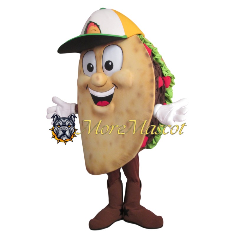 Taco Cartoon Mascot Costume