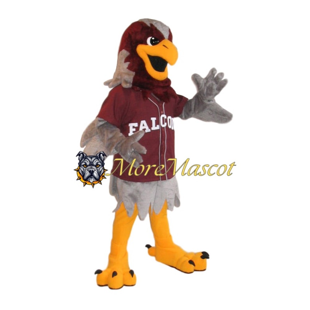 Grey Falcon Mascot Costume