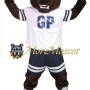 College Power Bear Mascot Costume
