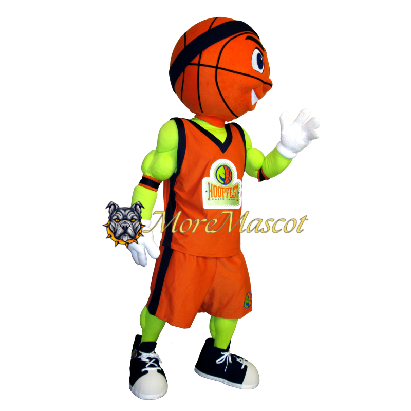 Muscle Basketball Man Mascot Costume