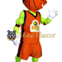Muscle Basketball Man Mascot Costume
