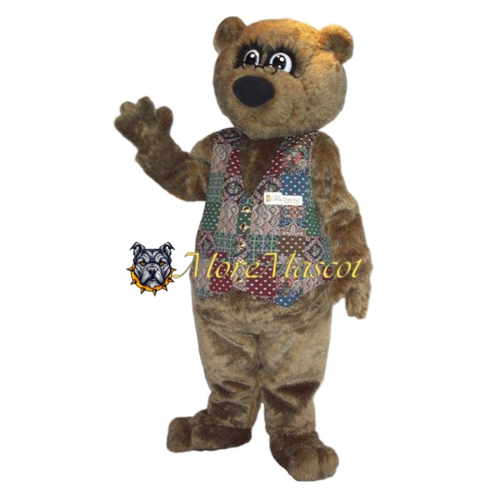 Adult Plush Bear Mascot Costume