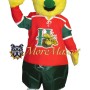 Sport Yellow Monster Mascot Costume