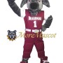 Sport Grey Bull Mascot Costume