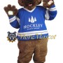 Friendly Plush Bear Mascot Costume