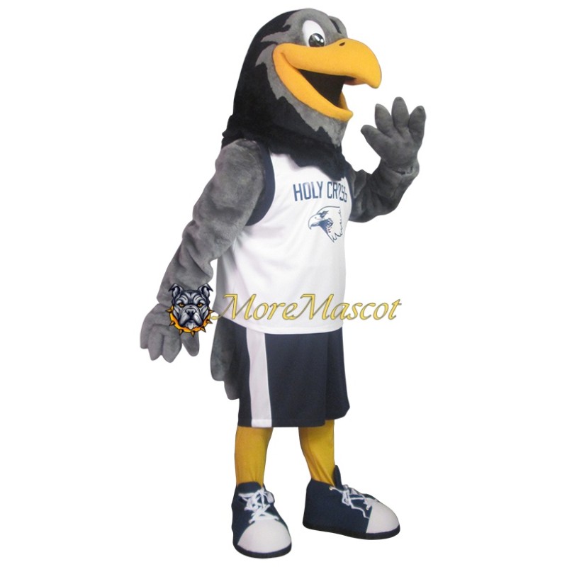 Gray Eagle Mascot Costume