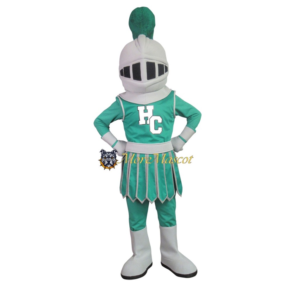 Green Knight Mascot Costume