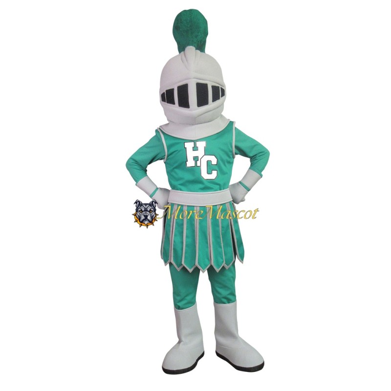 Green Knight Mascot Costume