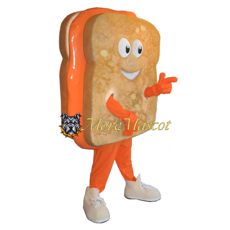 Sandwich Toast Mascot Costume