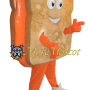 Sandwich Toast Mascot Costume