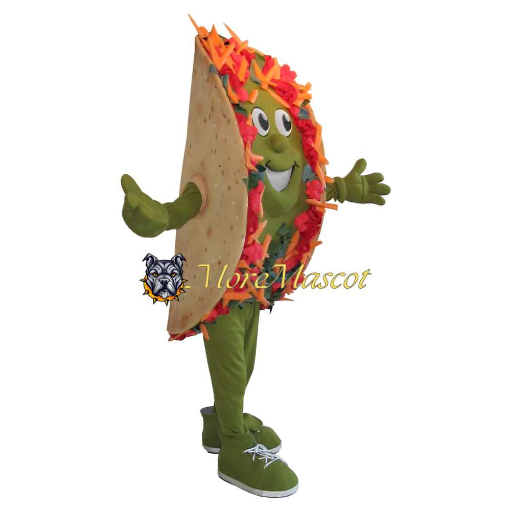 Wrapped Pancake Mascot Costume