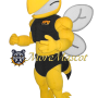 Muscle Power Hornet Mascot Costume