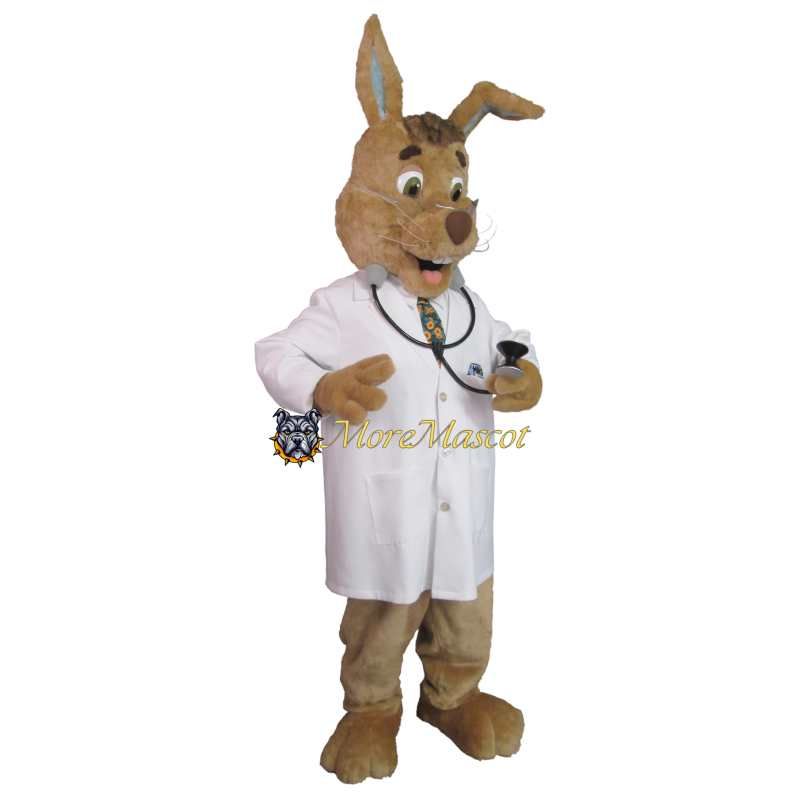 Professional Doctor Rabbit Mascot Costume