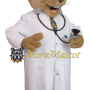 Professional Doctor Rabbit Mascot Costume