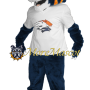 Adult Blue Wolf Mascot Costume