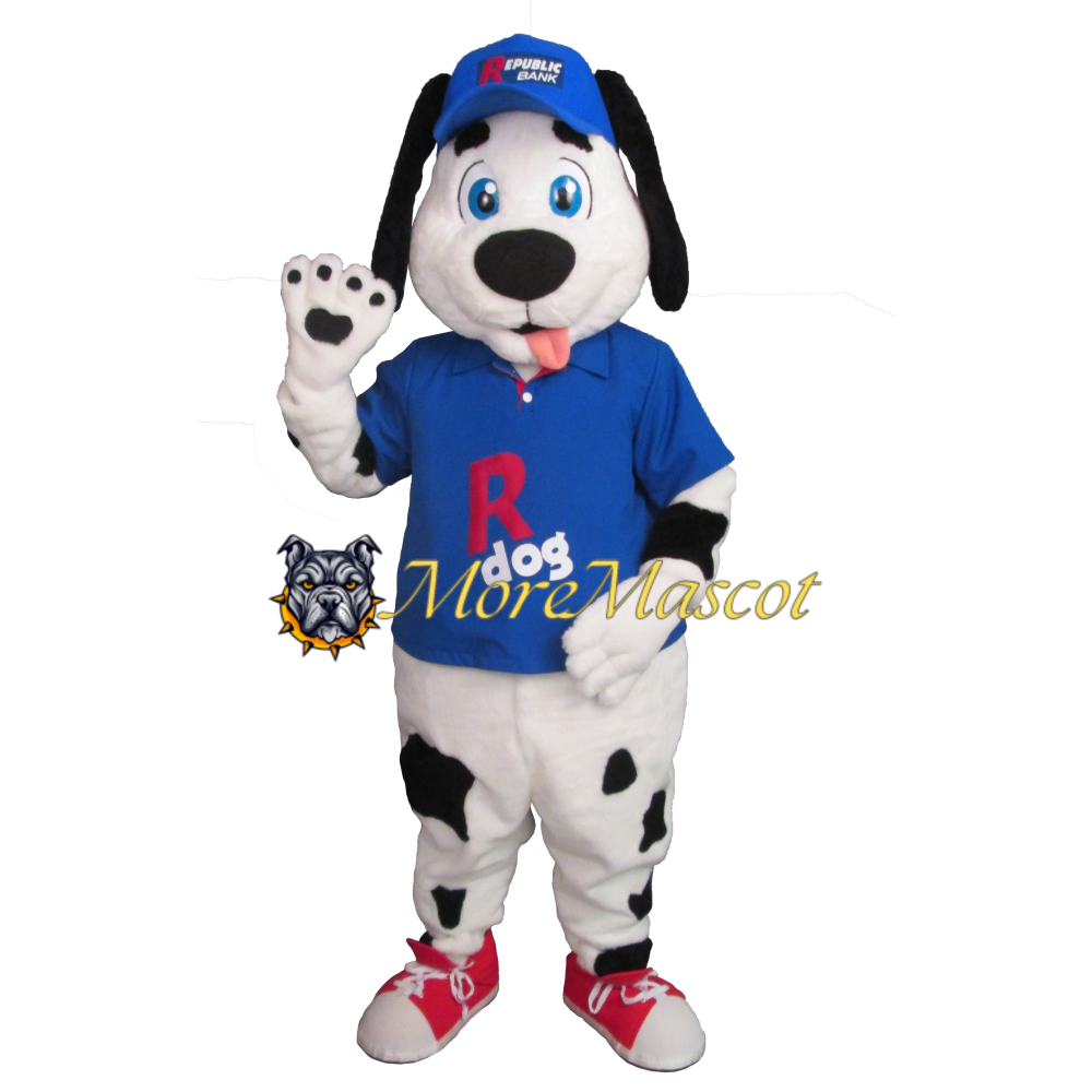 Friendly Cute Dog Mascot Costume