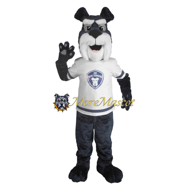 Blue Terrier Dog Mascot Costume