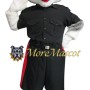 Sheriff Husky Dog Mascot Costume