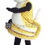 Fierce Burmese Python Mascot Costume
