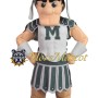 Muscle Green Warrior Mascot Costume