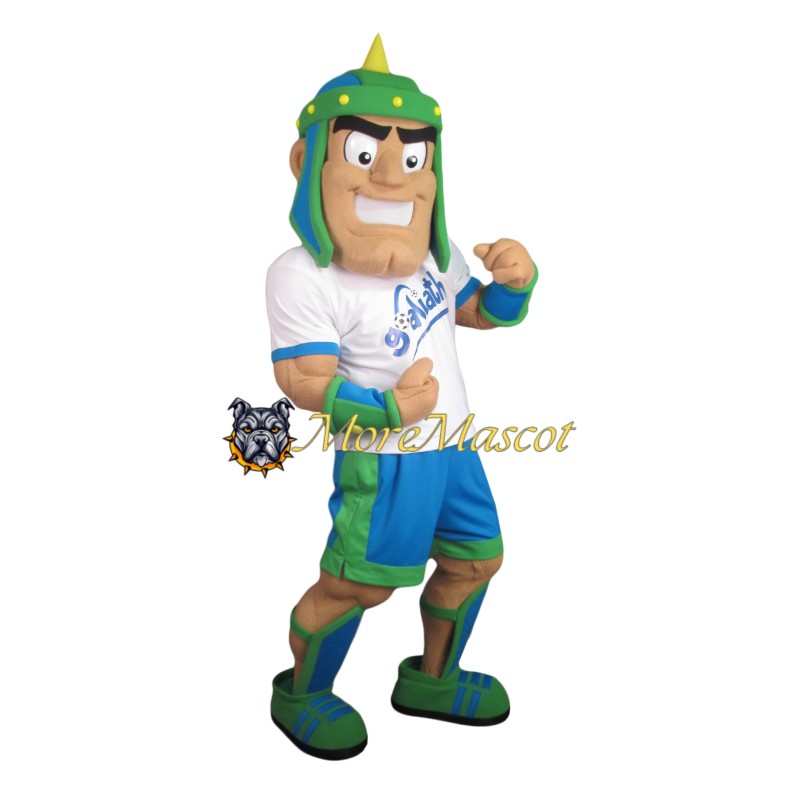 Muscle Sport Warrior Mascot Costume