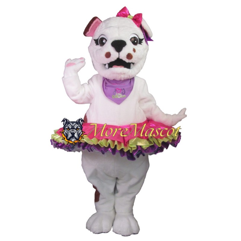 Ballet Bulldog Mascot Costume