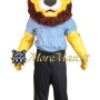 Officer Lion Mascot Costume