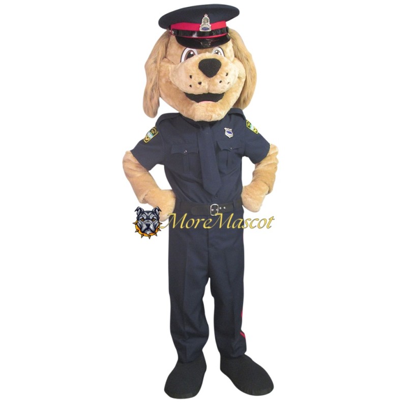 Adult Police Dog Mascot Costume