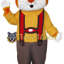 Cute White Cat Mascot Costume