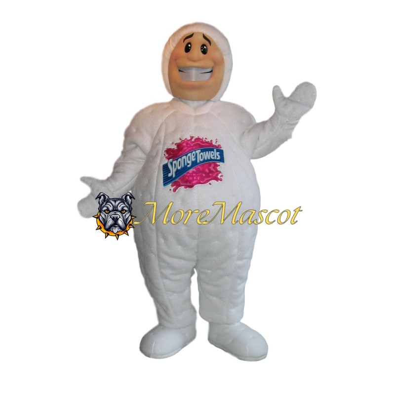 Sponge Man Mascot Costume