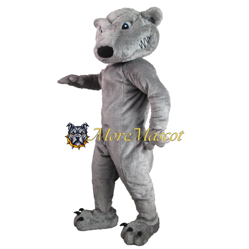 Gray Badger Mascot Costume