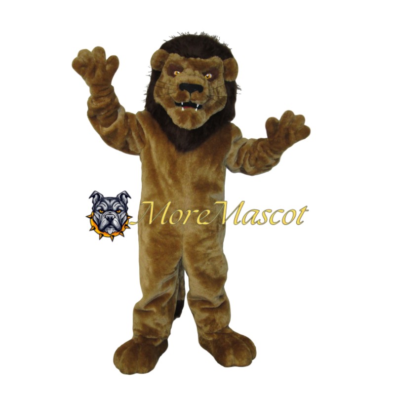 Soft Fierce Lion Mascot Costume