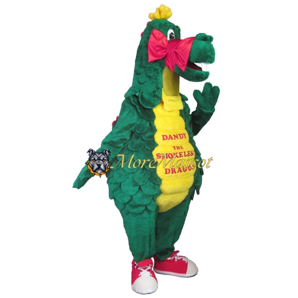 Lightweight Green Dragon Mascot Costume