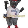 Sport Grey Pig Mascot Costume