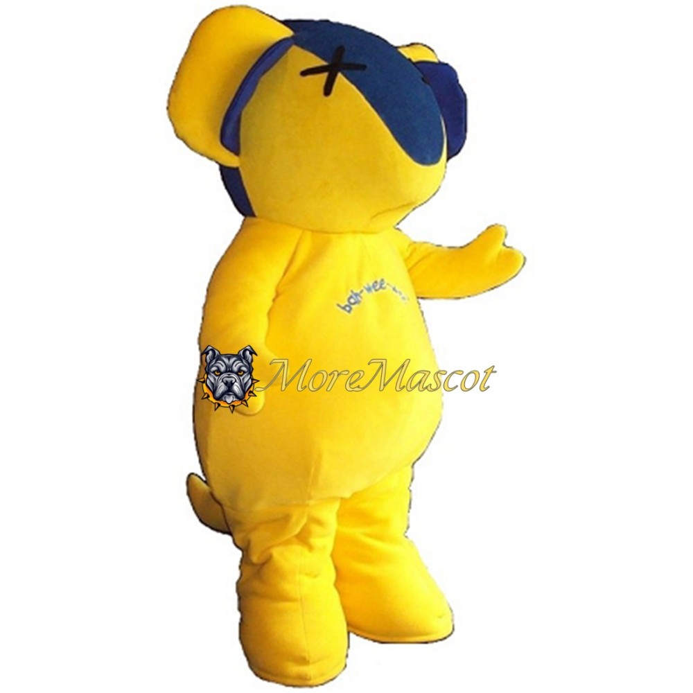 Yellow Dragon Mascot Costume