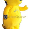Yellow Dragon Mascot Costume