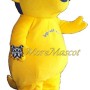 Yellow Dragon Mascot Costume