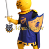 Yellow & Blue Knight Mascot Costume