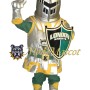 Silver Knight Mascot Costume