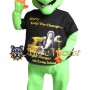 Cute Green Dinosaur Mascot Costume