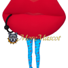 Red Lips Mascot Costume