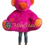 Pink Teddy Bear Mascot Costume