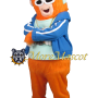 Hip Hop Orange Monkey Mascot Costume