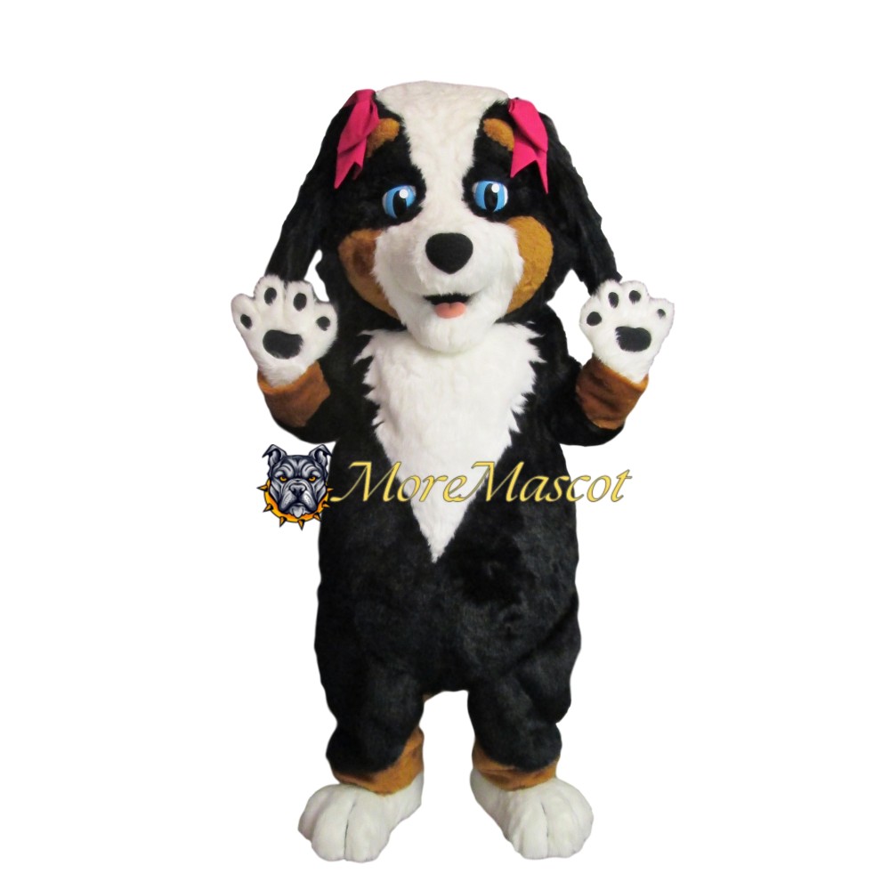 Superb Dog Couple Mascot Costume