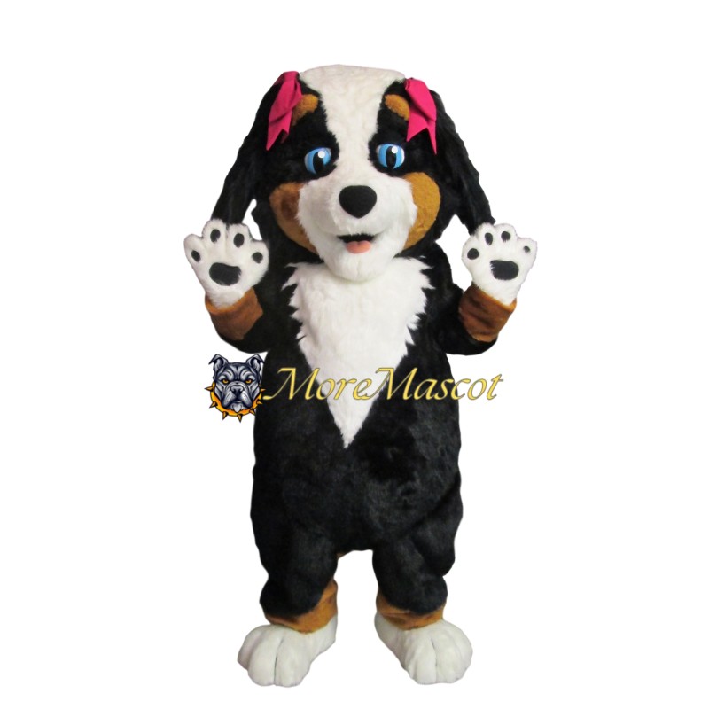 Superb Dog Couple Mascot Costume